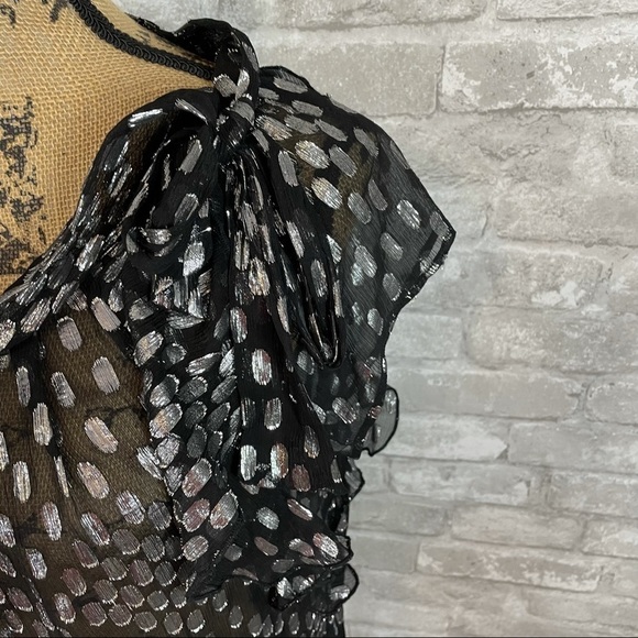 CO-OP Barney’s Neck Tie Blouse - Picture 2 of 4